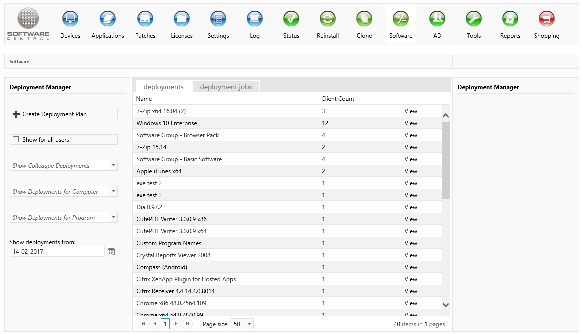 Introduction to the Deployment Manager